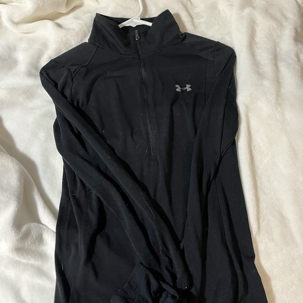 black under armor quarter zip